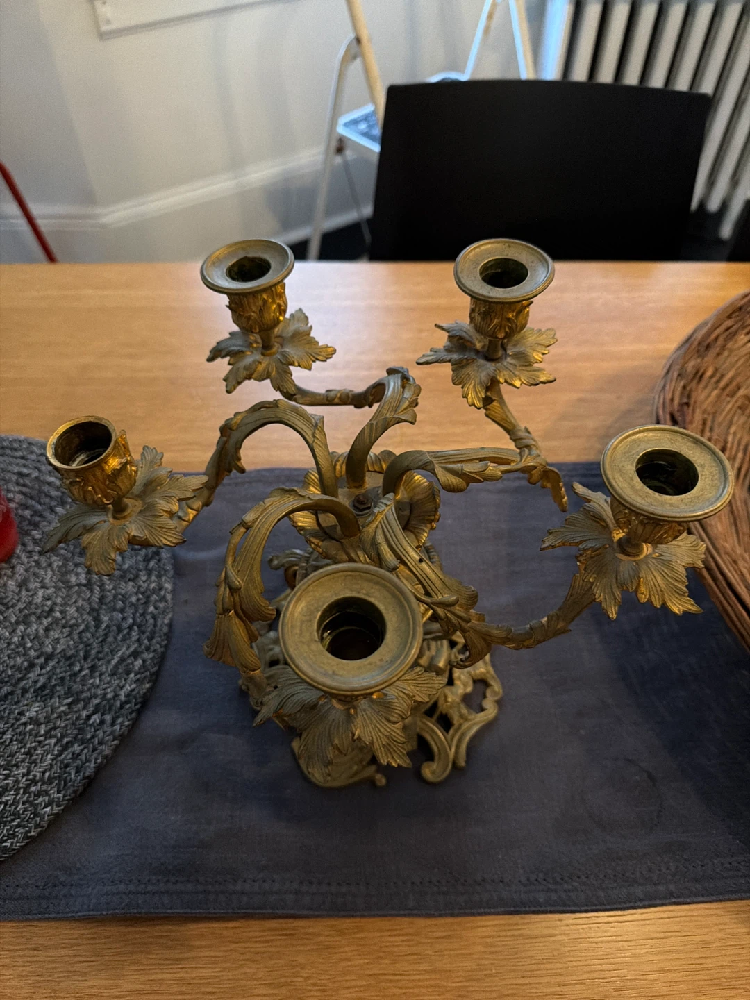 Vintage 5-arm Candelabra - photo 2