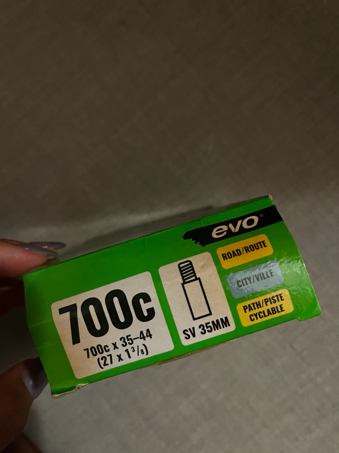 EVO Bicycle Tube 700c x 35-44mm SV 35mm - photo 3