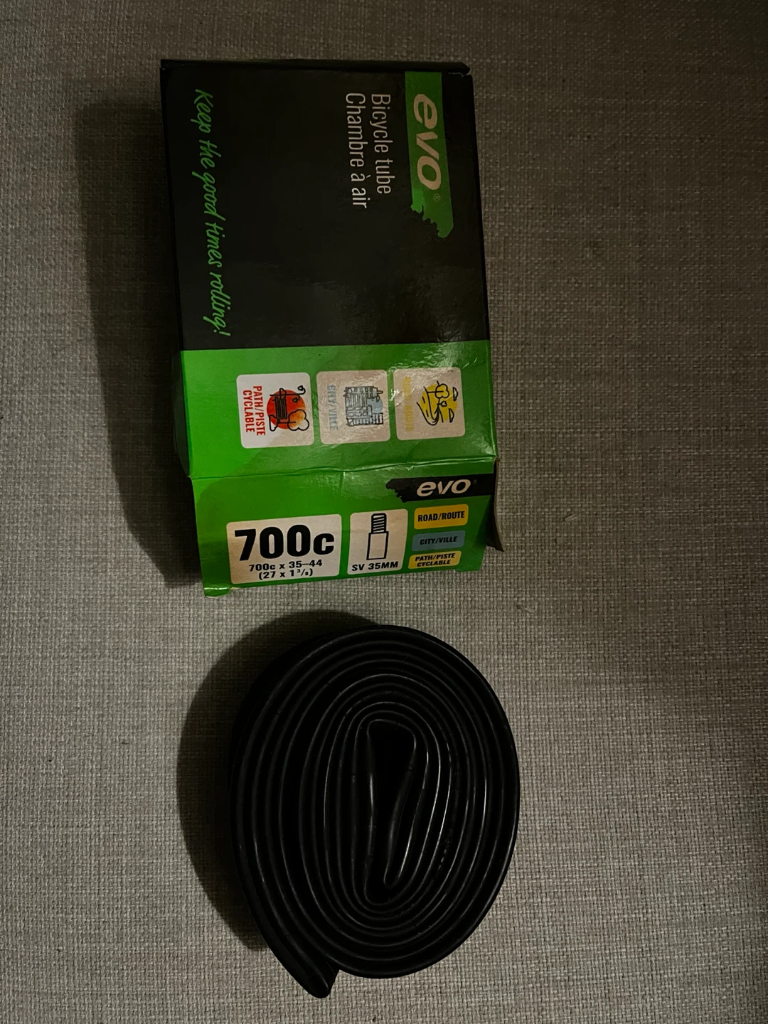 EVO Bicycle Tube 700c x 35-44mm SV 35mm - photo 4