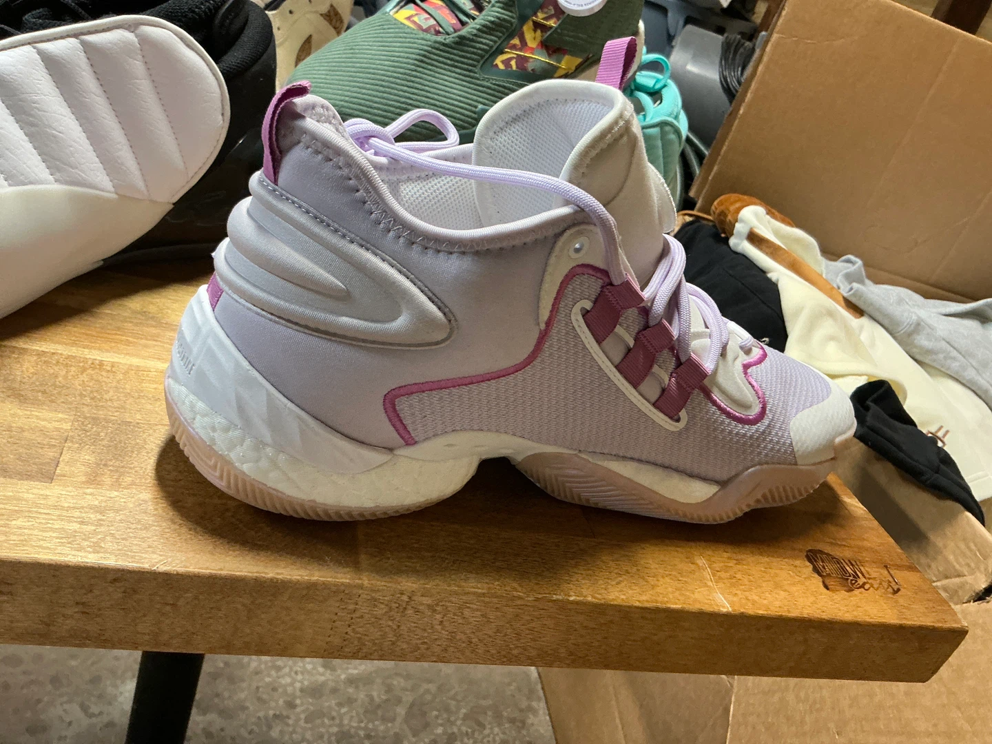 Adidas Lightstrike Lavender Basketball Shoes - photo 2