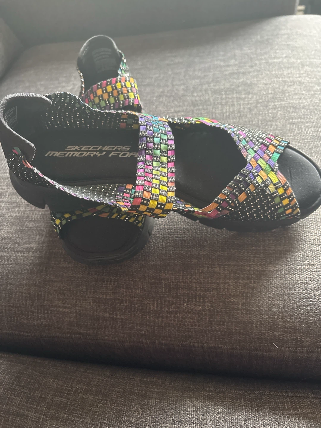 Skechers Women's Woven Memory Foam Sandals - photo 2