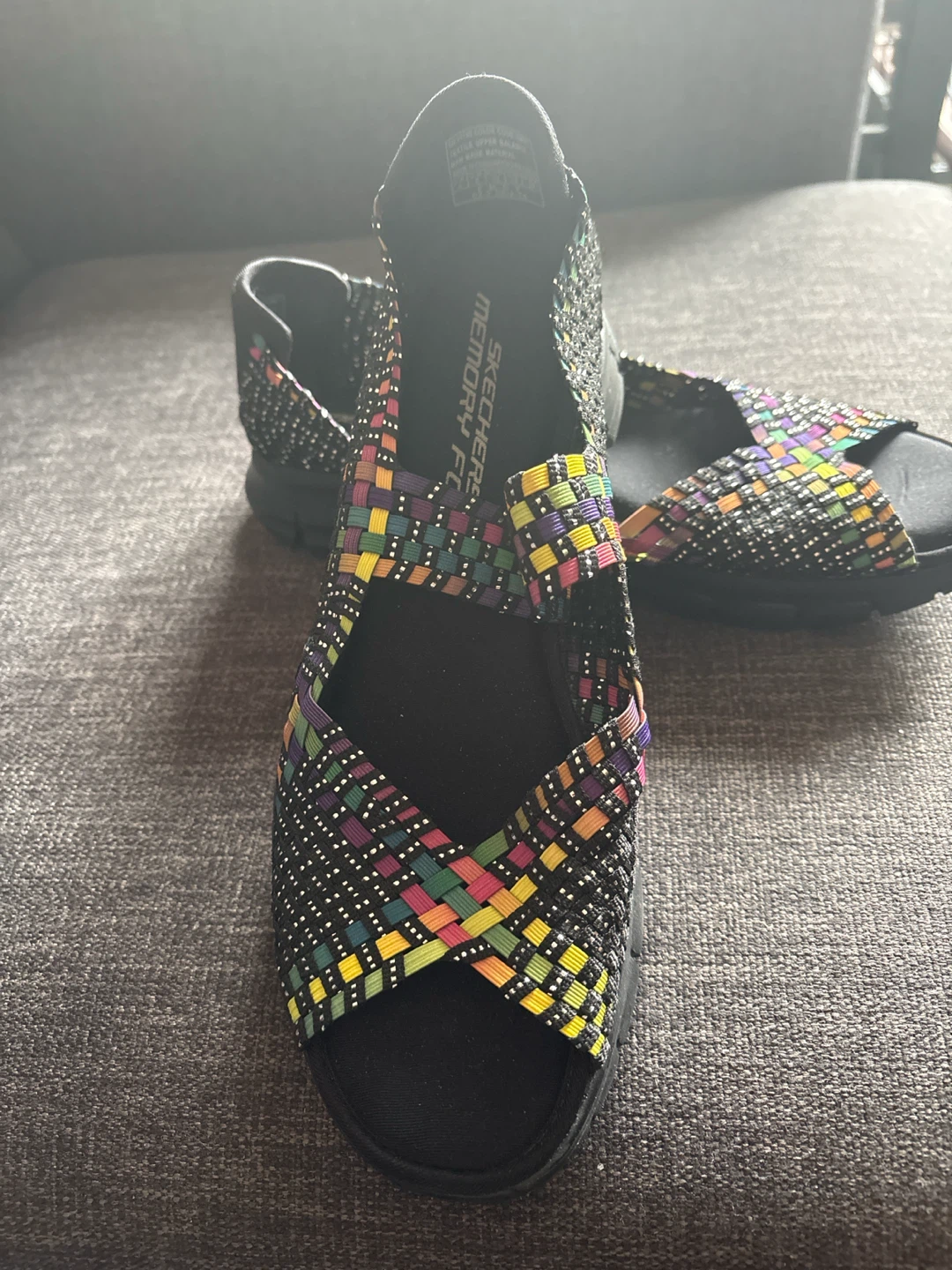 Skechers Women's Woven Memory Foam Sandals - photo 4