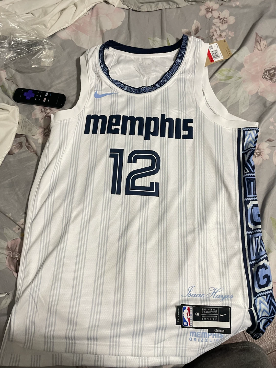 Memphis Grizzlies Morant #12 Basketball Jersey