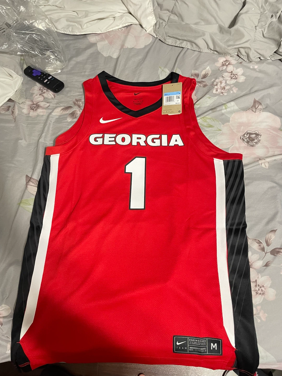 Nike Georgia Bulldogs #1 Basketball Jersey