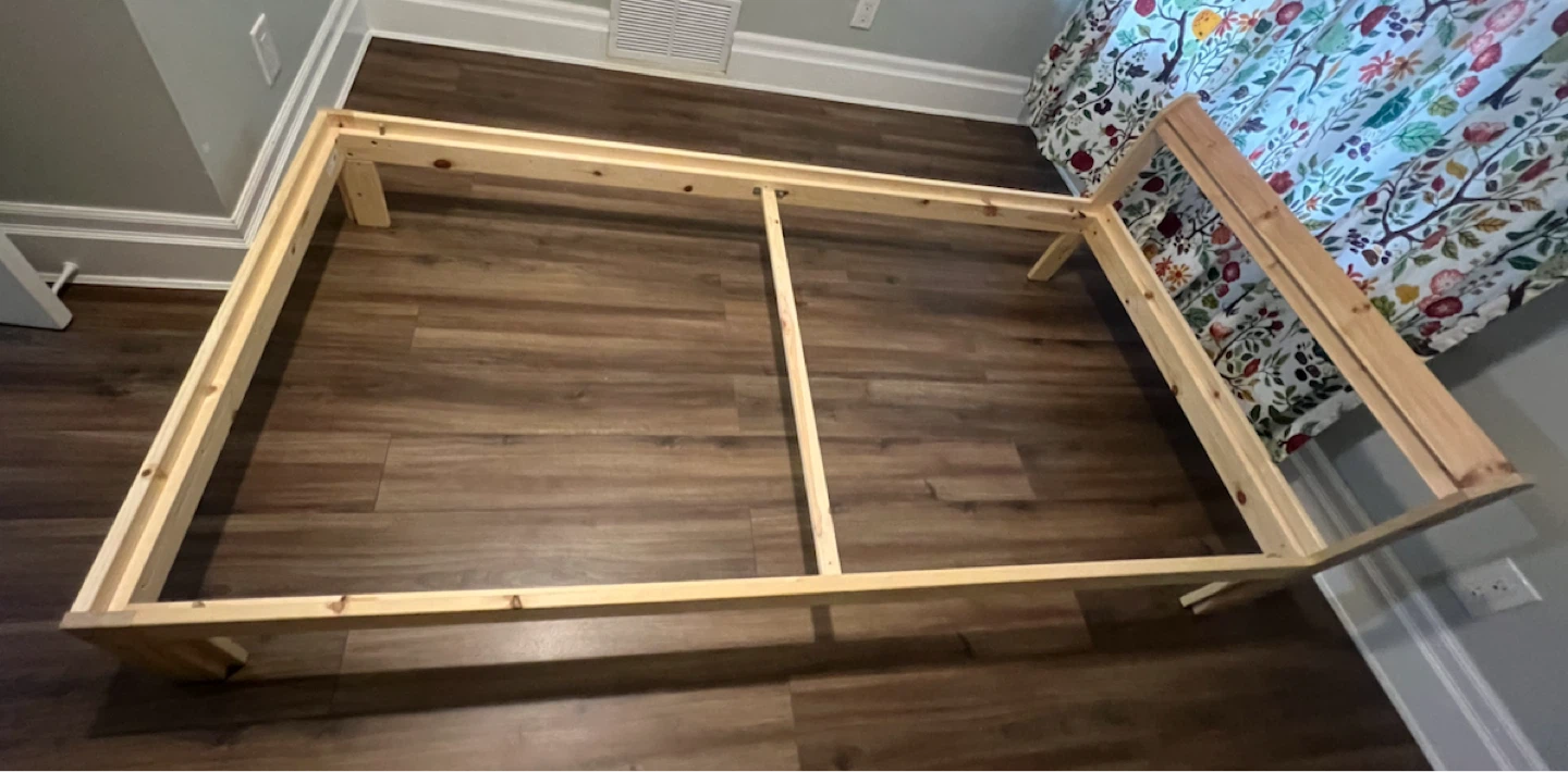 IKEA Twin Bed Frame & Mattress - photo 5