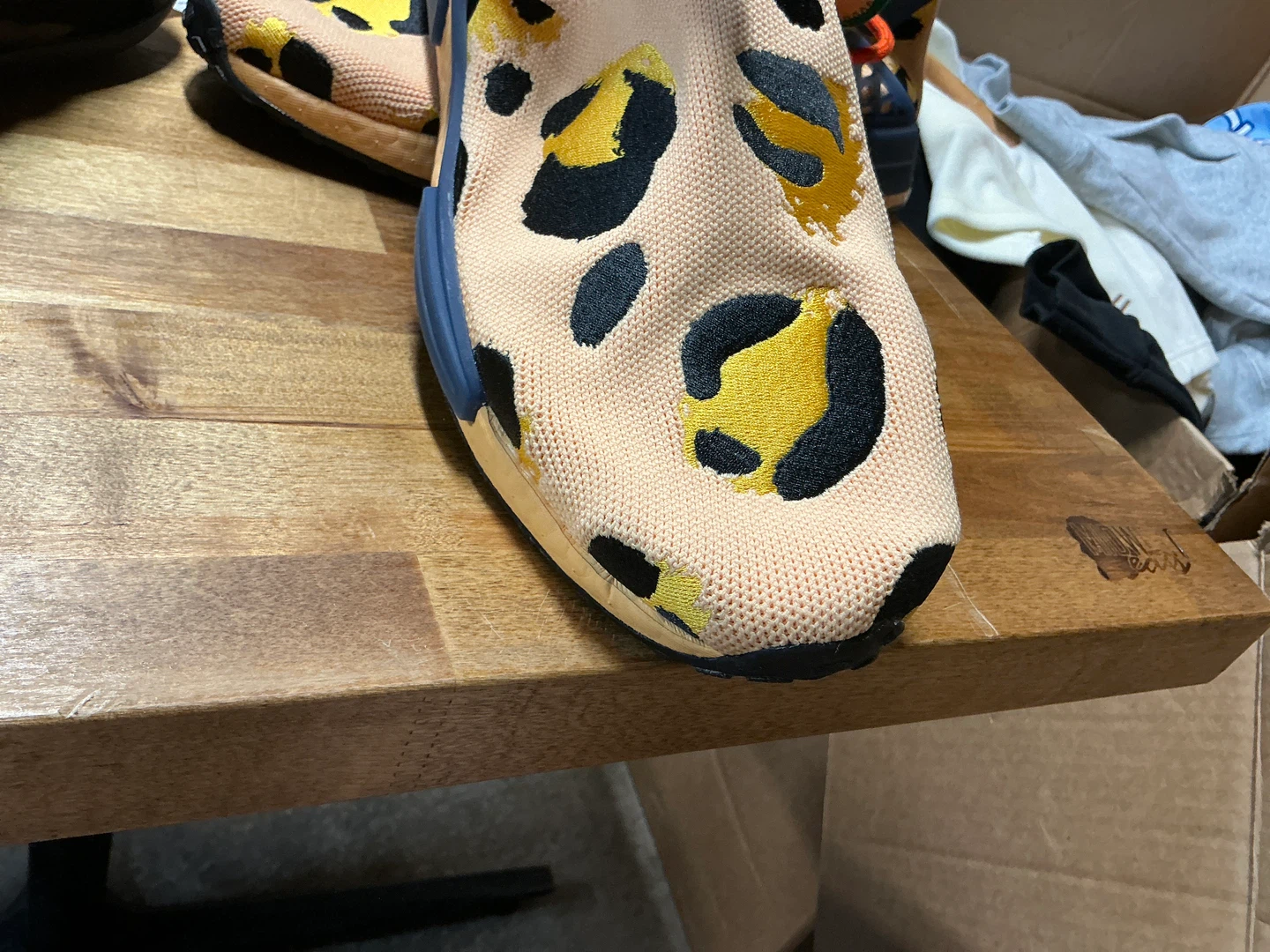 Adidas Humanrace NMD Pharrell Williams Leopard Print Sneakers - photo 2