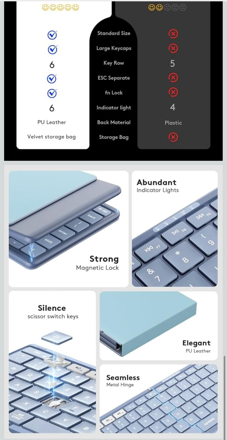Folding Bluetooth Keyboard - photo 2