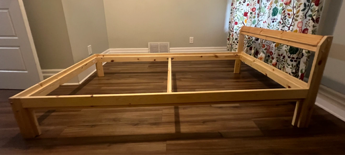 IKEA Twin Bed Frame & Mattress - photo 3