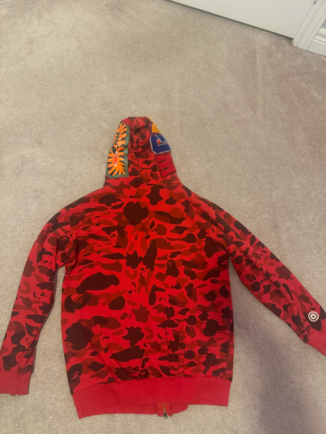 Red bape hoodie - photo 2