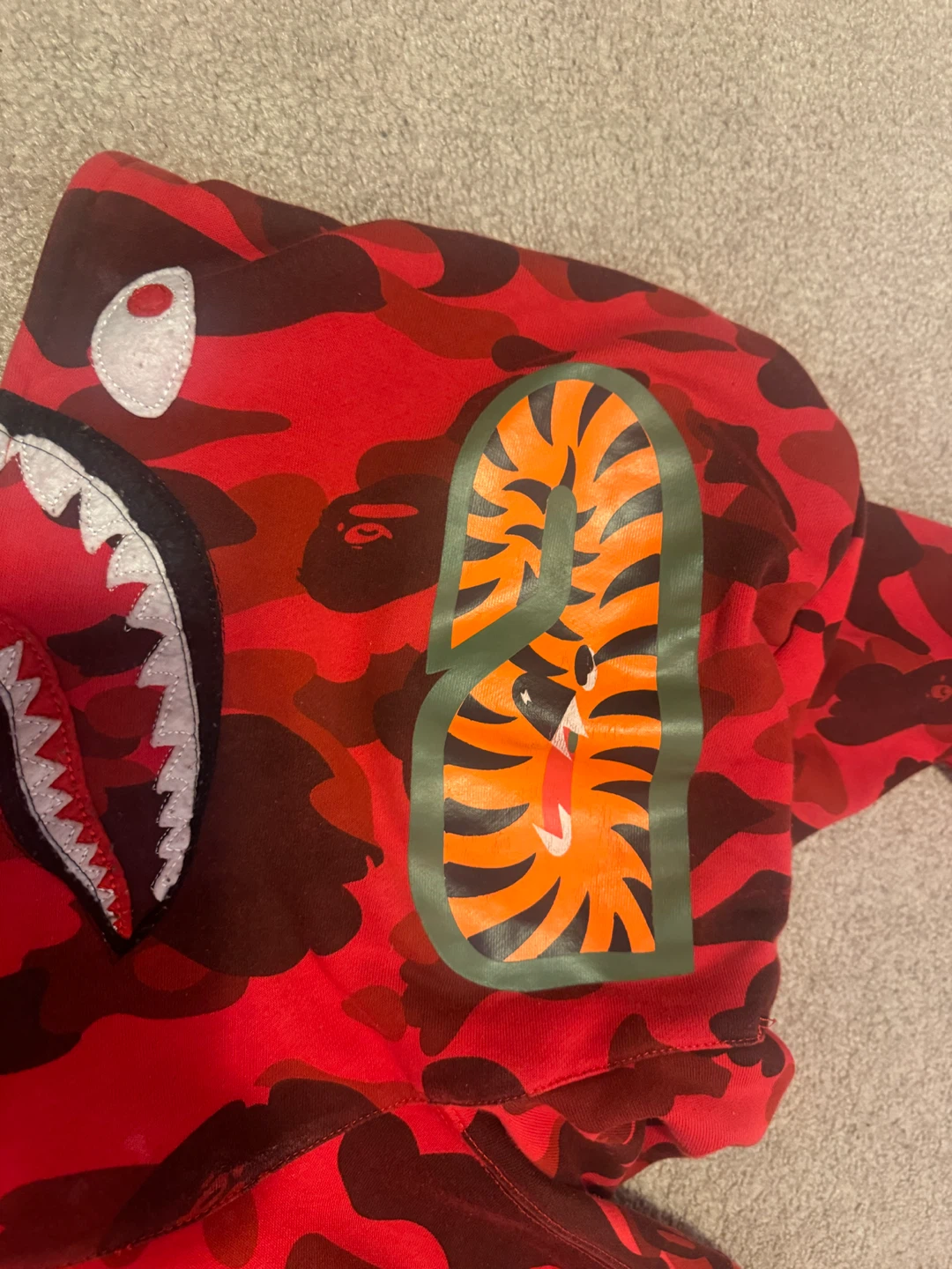 Red bape hoodie - photo 4
