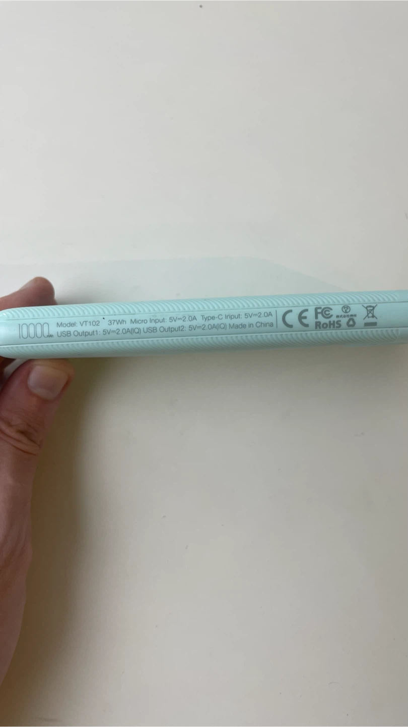 Veektomx 10000mAh Power Bank - Teal - photo 3