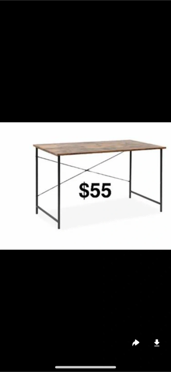 100*50cm wooden and 120cm*40cm hallway Desk with Metal Legs - photo 5