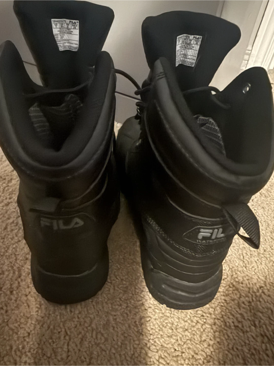 Fila Black Winter Boots