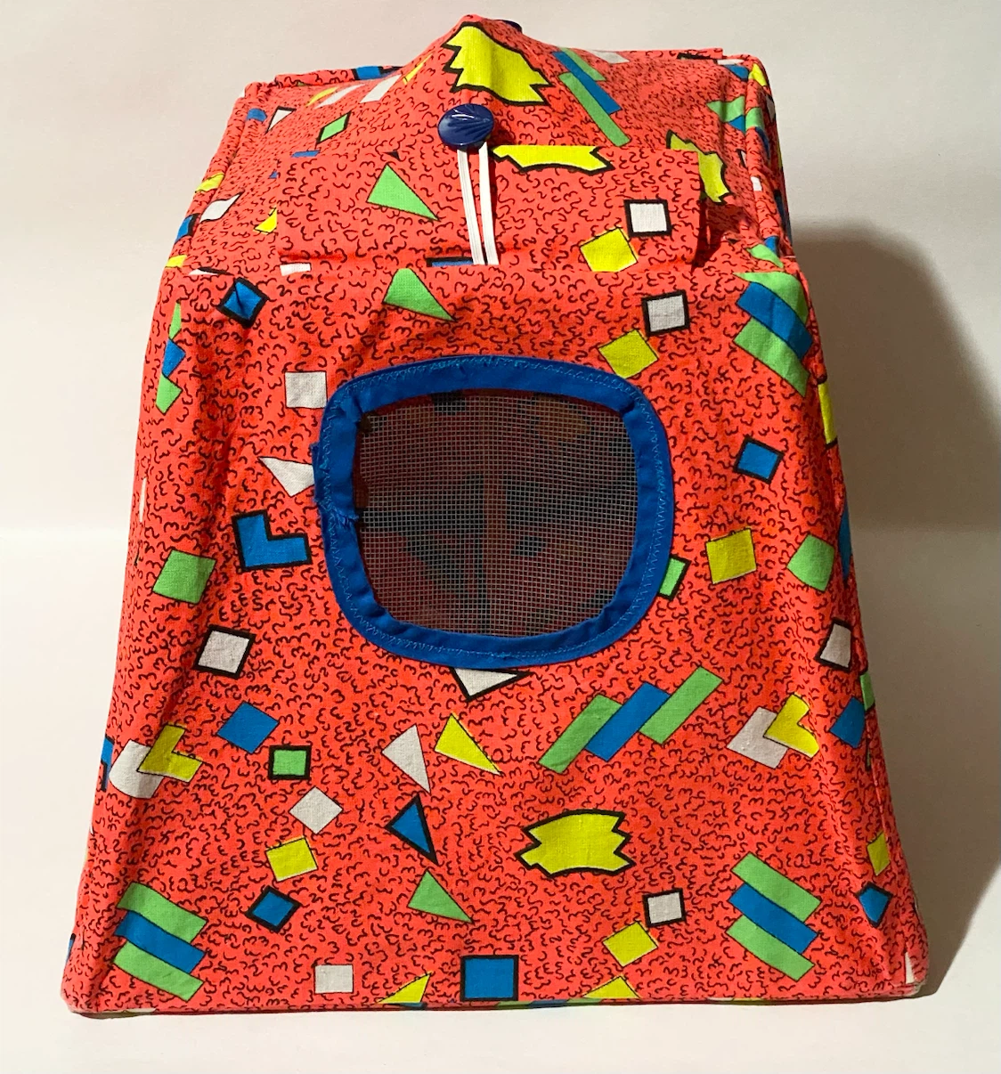 Retro 80s Geometric Print Doll Tent House - photo 3