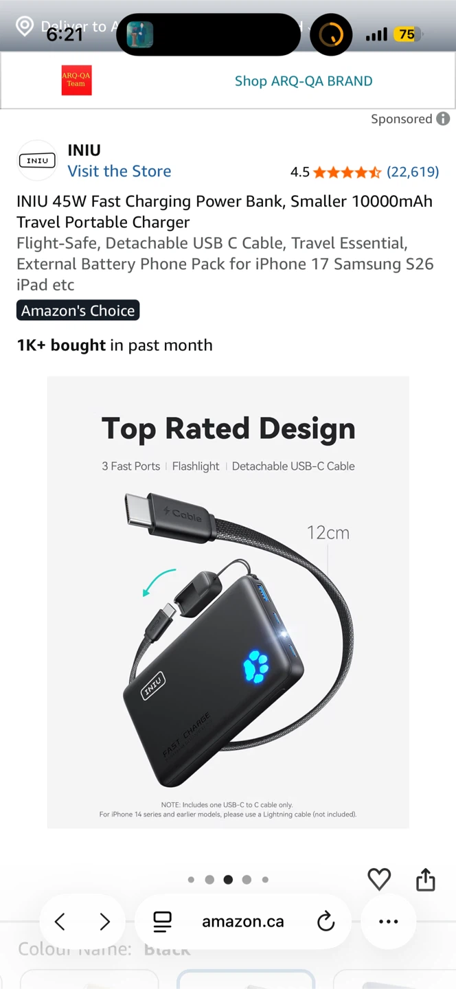 INIU 45W Fast Charging Power Bank, Smaller 10000mAh - photo 4