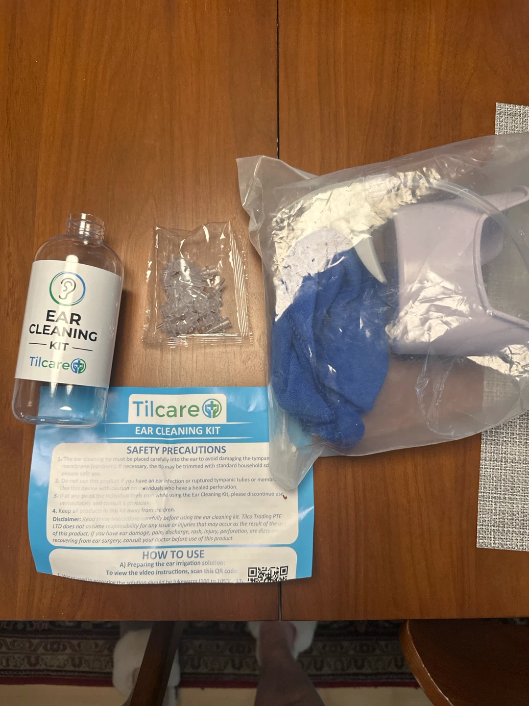 Ear cleaning kit  not used