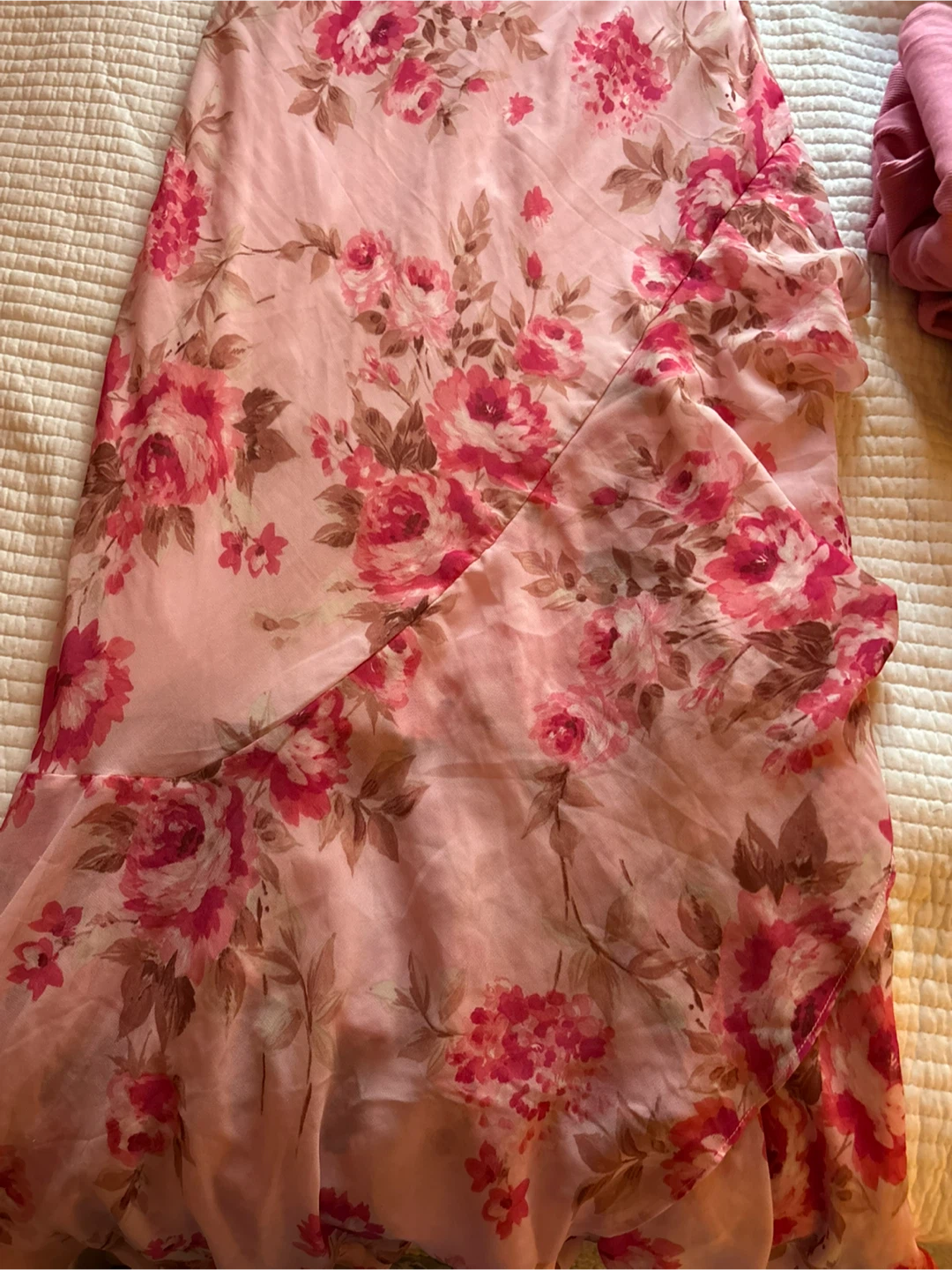 Pink Floral Halter Dress - photo 2