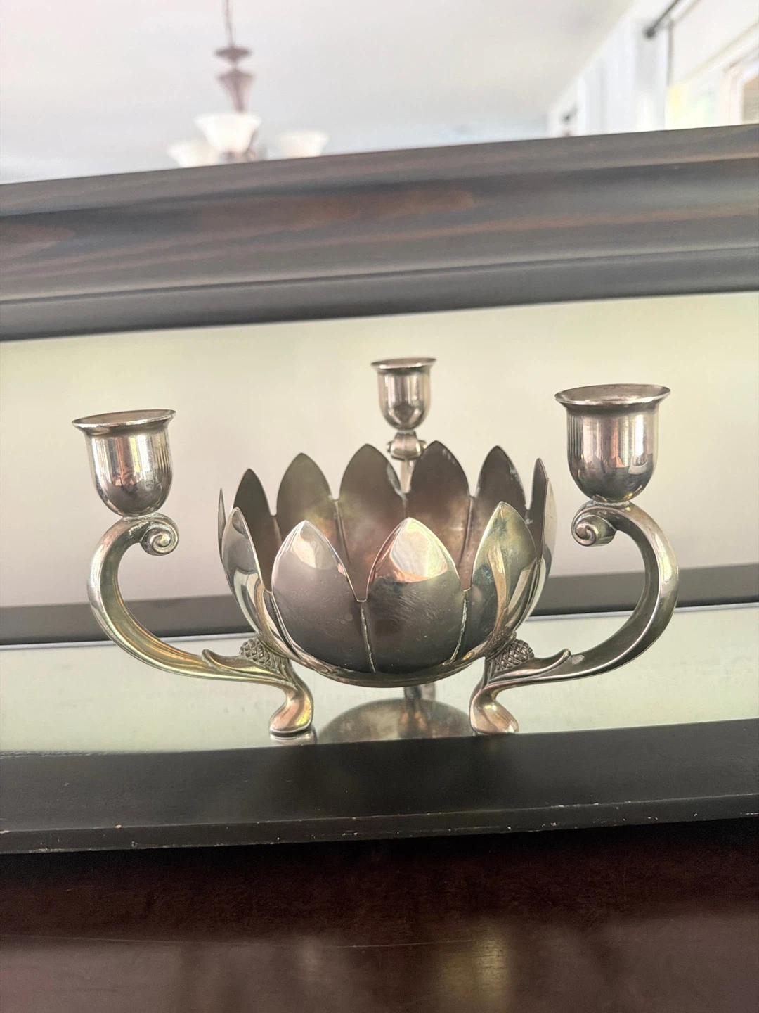 Silver Candlestick Holder - photo 3