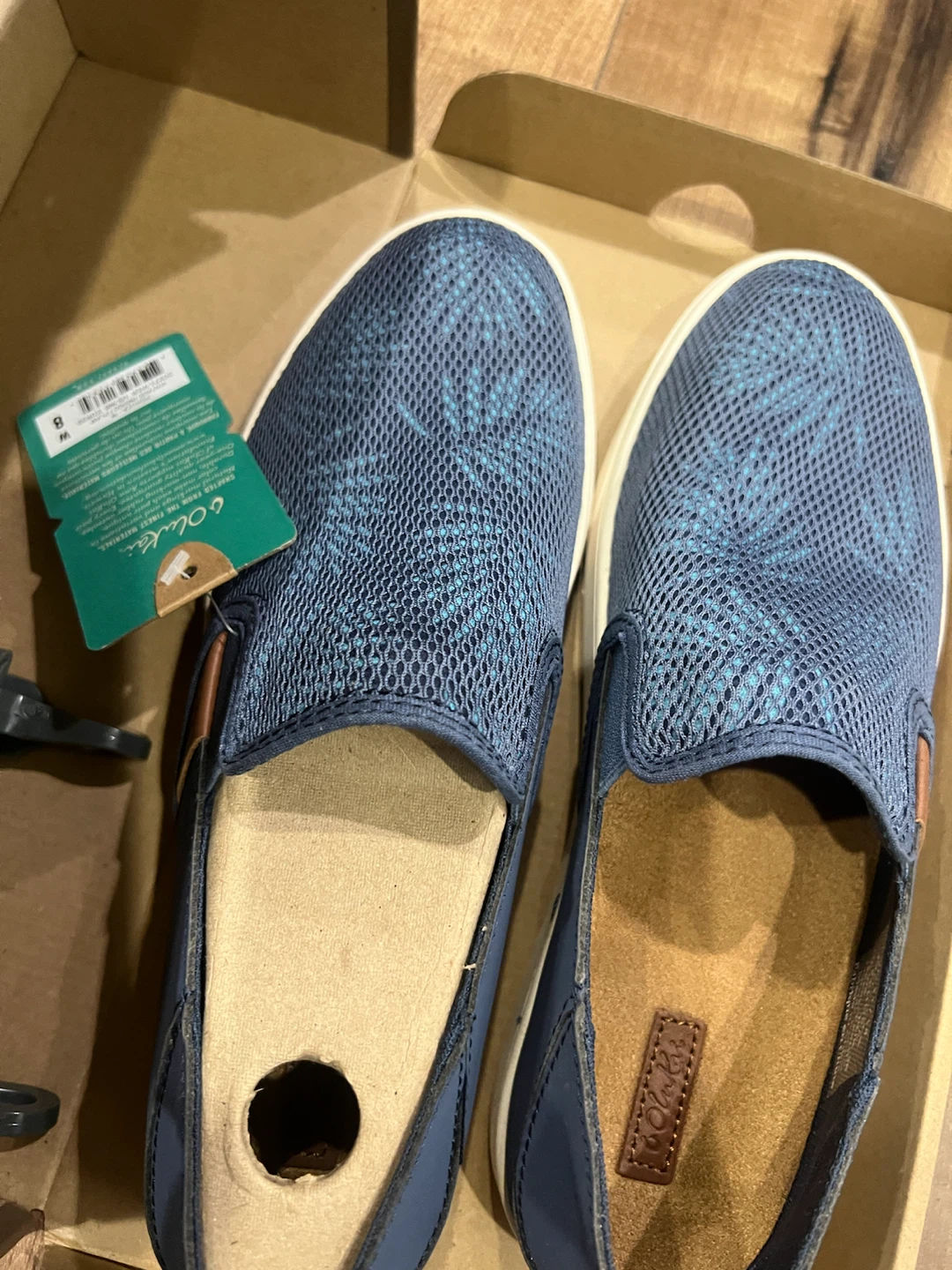 Olukai Slip-on Shoes Blue Size 8