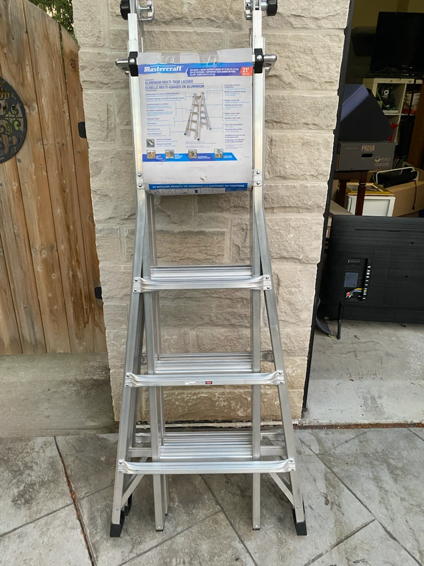 Mastercraft Telescopic Aluminum Multi-Task Ladder 21 ft