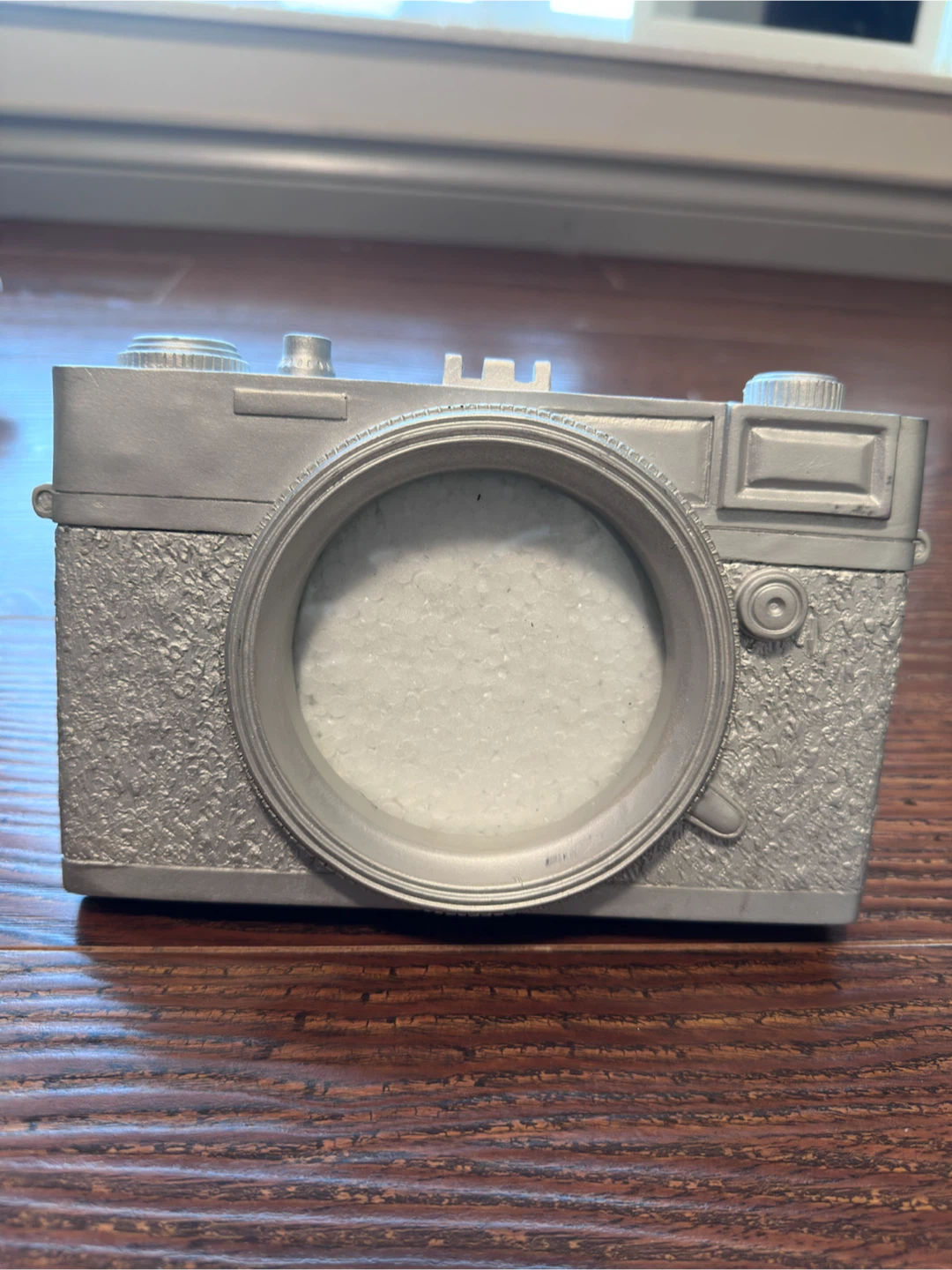 Silver Camera Shaped Picture Frame