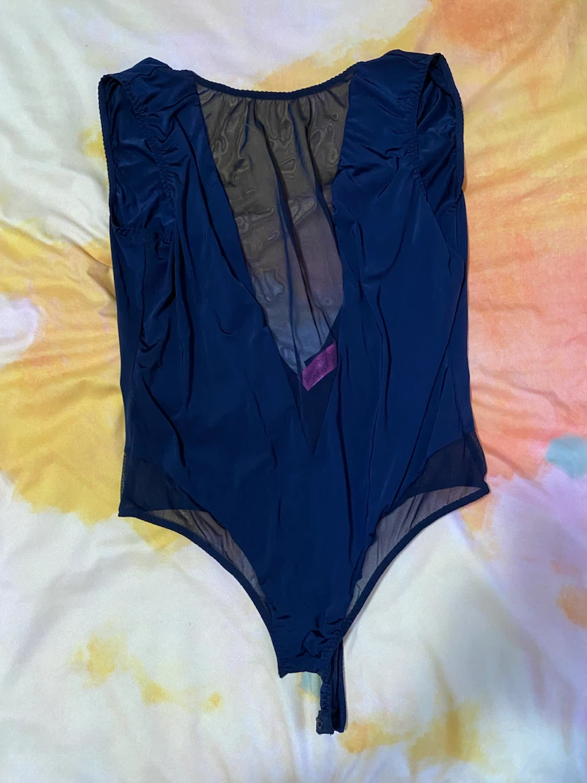 La Senza V mesh bodysuit - L
