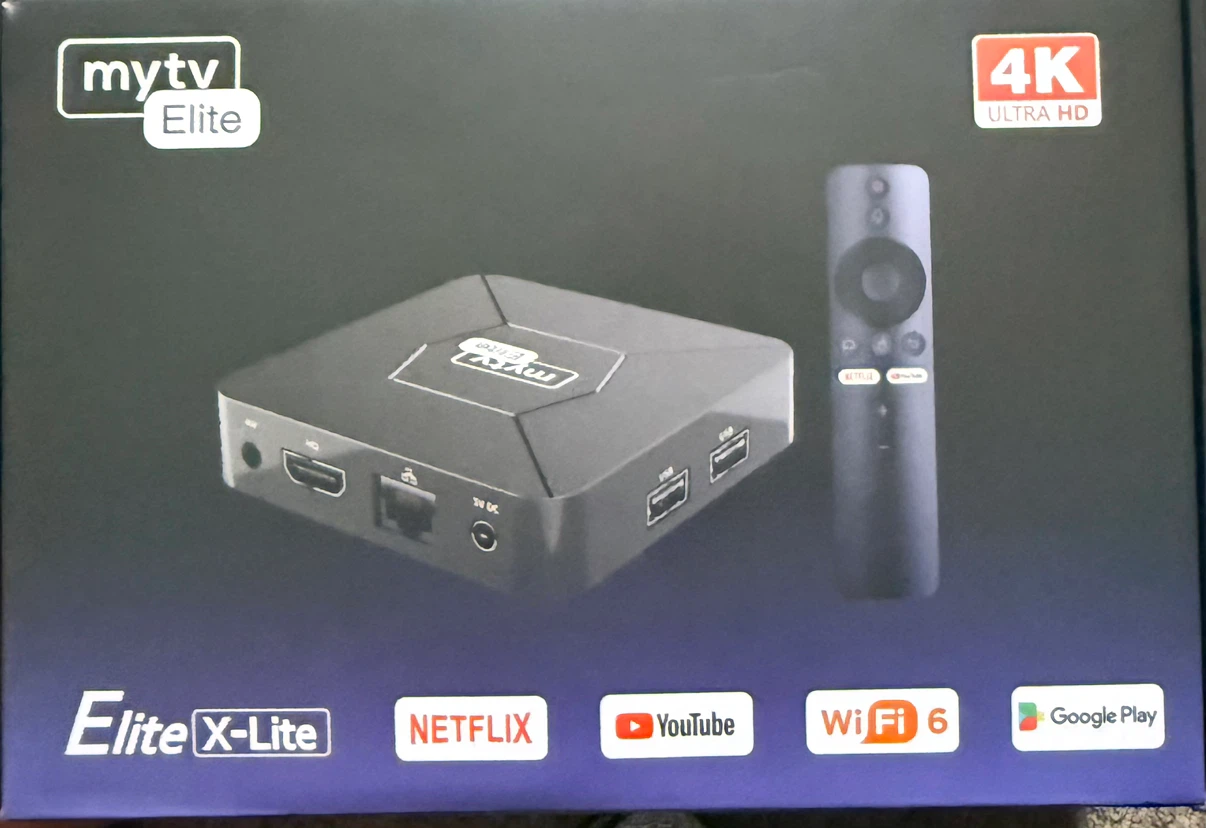 myTV Elite X-Lite 4K Android IPTV Box with Remote - photo 2