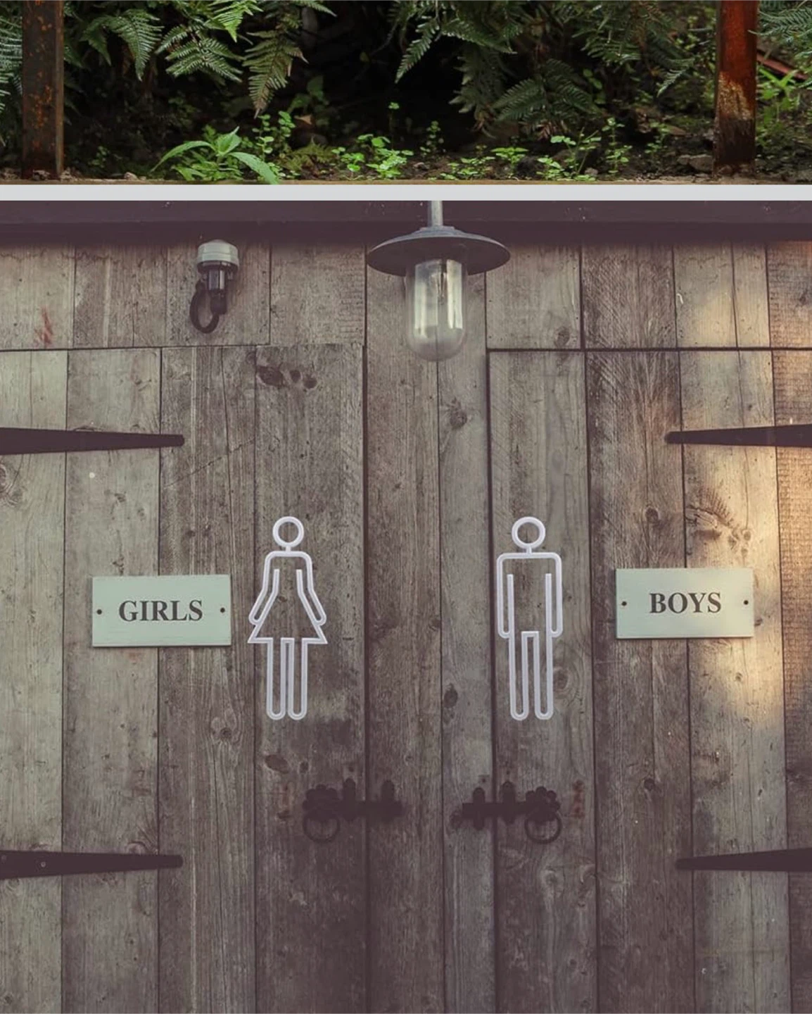 Metal Toilet Sign Set - photo 4