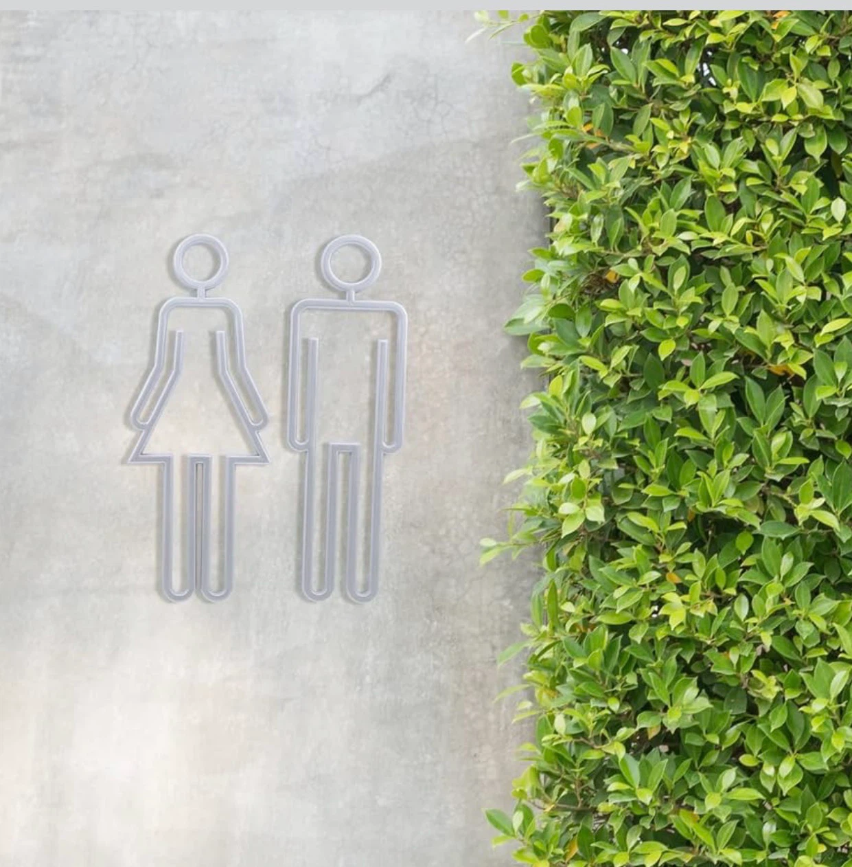 Metal Toilet Sign Set - photo 5