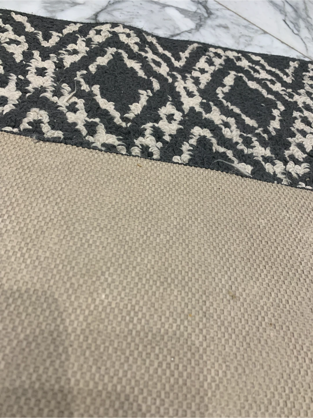 Rug - Blue/Cream - Machine Washable - photo 4