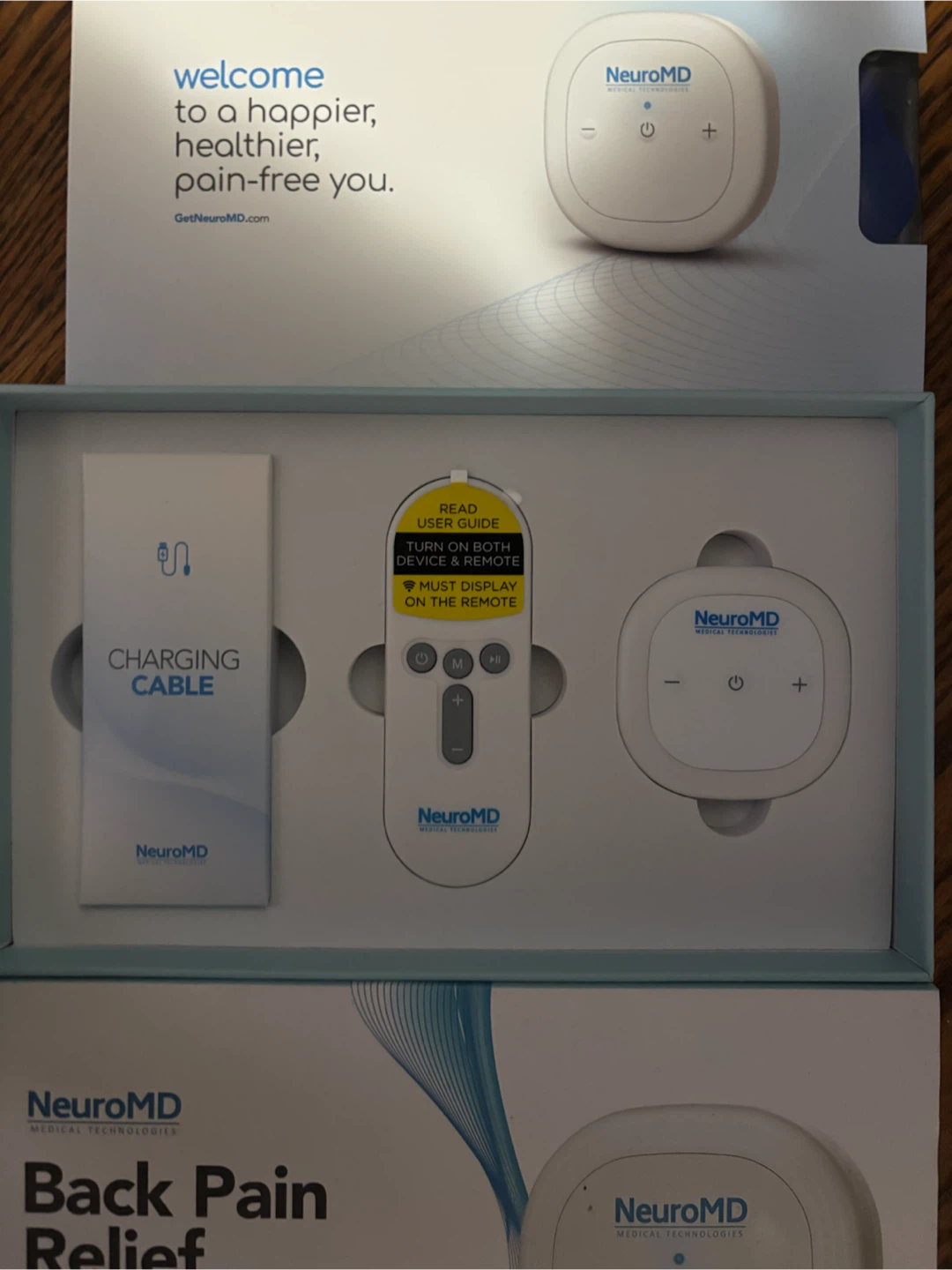 NeuroMD Corrective Therapy Device for Back Pain Relief - photo 3