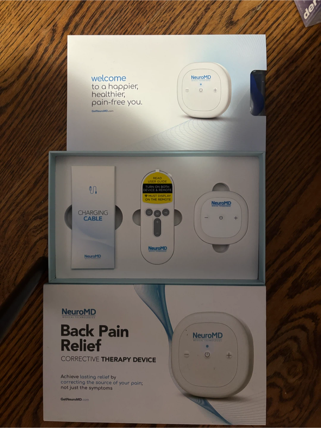 NeuroMD Corrective Therapy Device for Back Pain Relief - photo 4