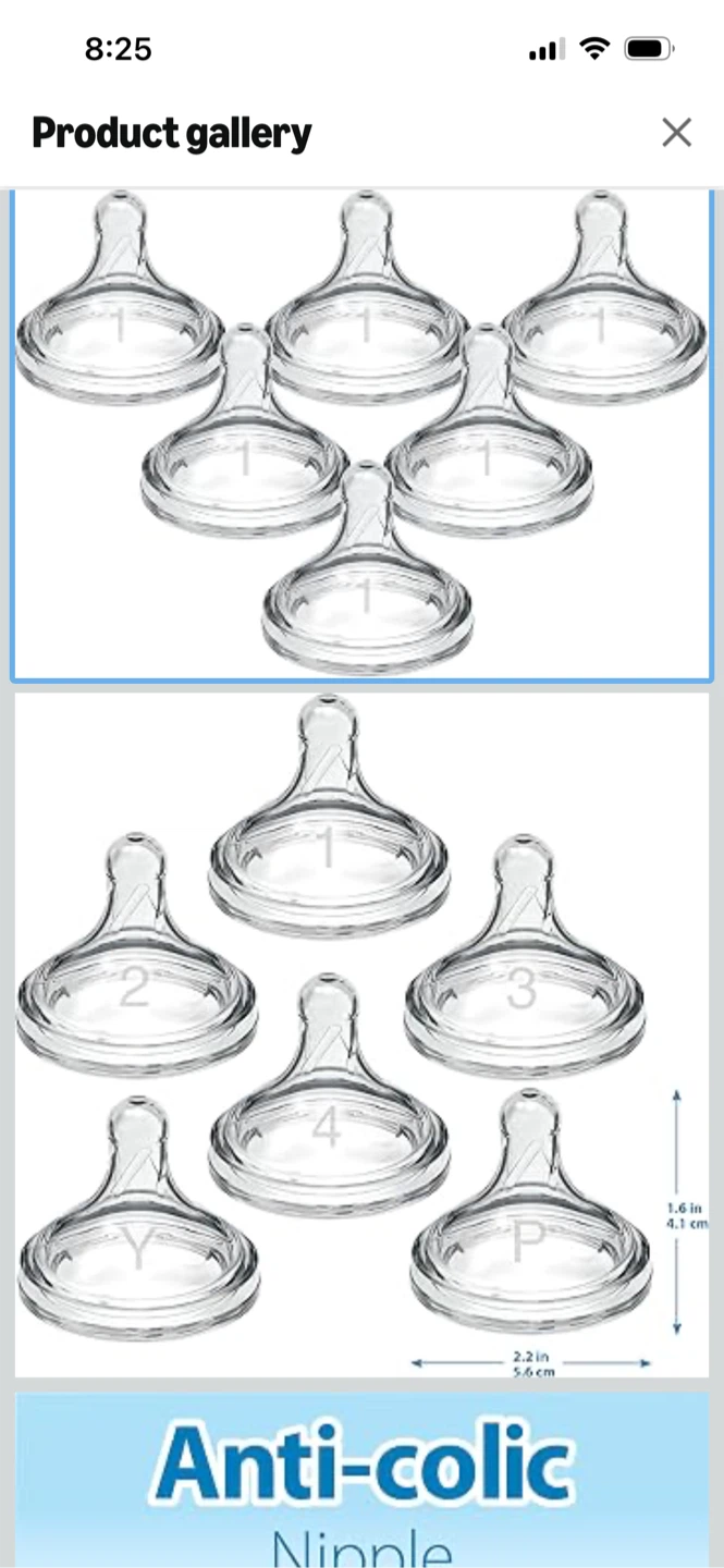 Brand New-Dr. Brown's Level,1  Baby Bottle Nipples, 6 Count - photo 3