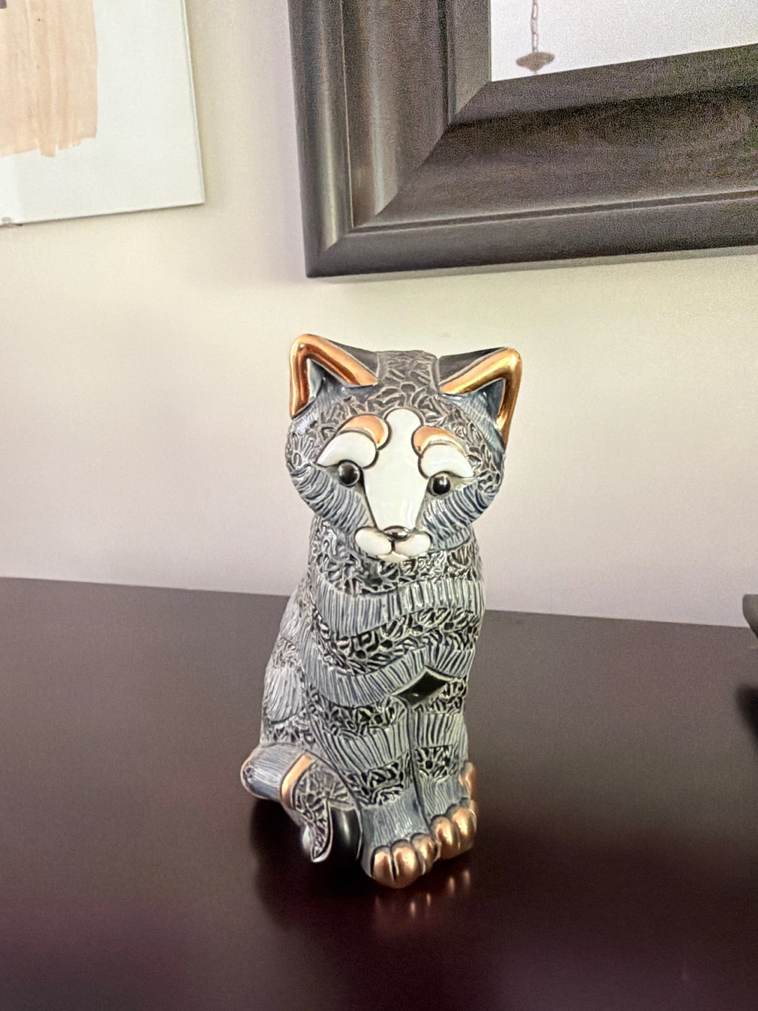 De.Vag Handmade Ceramic Cat Figurine - photo 3