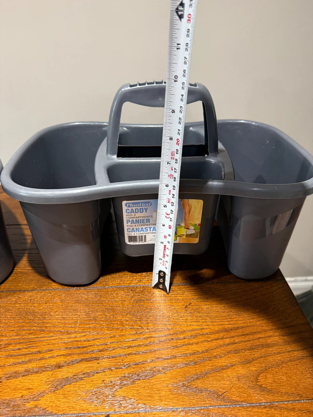 Plastic Cleaning Caddy - Grey - photo 2