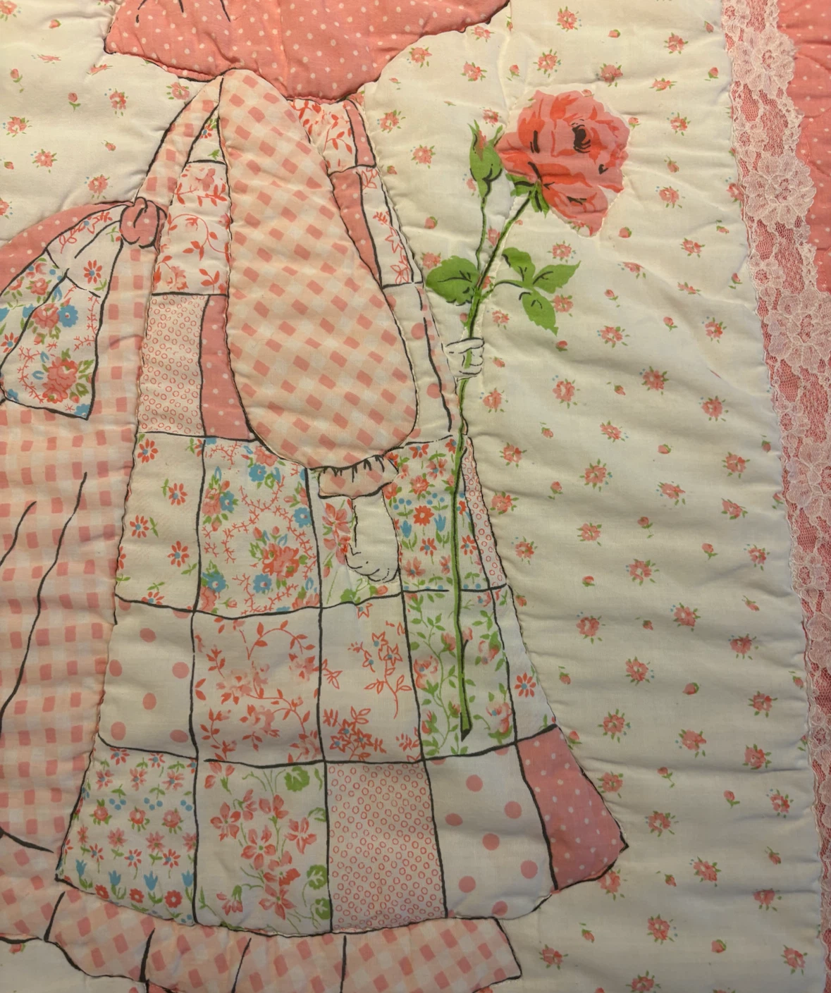 Vintage 1980 Holly Hobby Bedspread Full/Double - photo 4