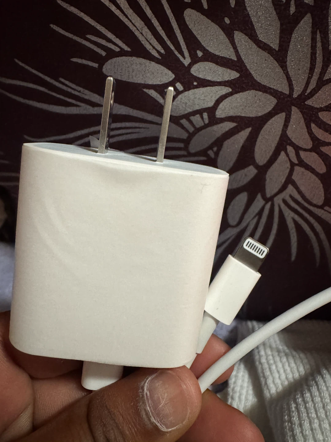 apple faster charger with block included (iphone 14 and below)