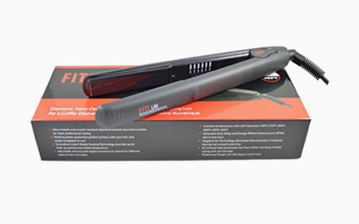 FITI Lilii Diamond, Nano-Ceramic Digital flat Iron 1"