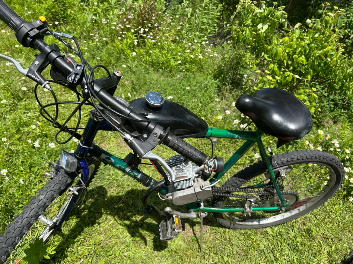 80 cc gas motorized bike ⛽️
