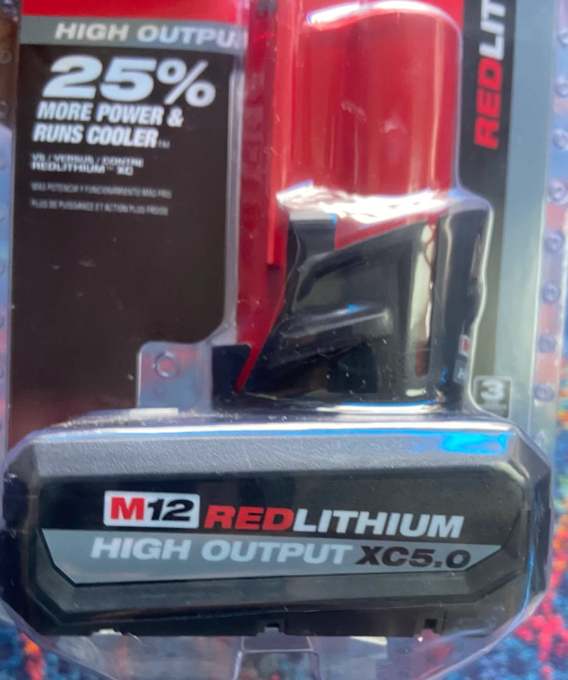 Milwaukee M12 REDLITHIUM HIGH OUTPUT XC5.0 Battery - photo 2