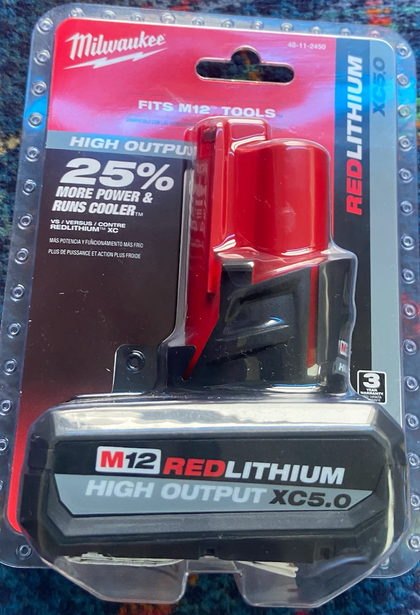 Milwaukee M12 REDLITHIUM HIGH OUTPUT XC5.0 Battery - photo 4
