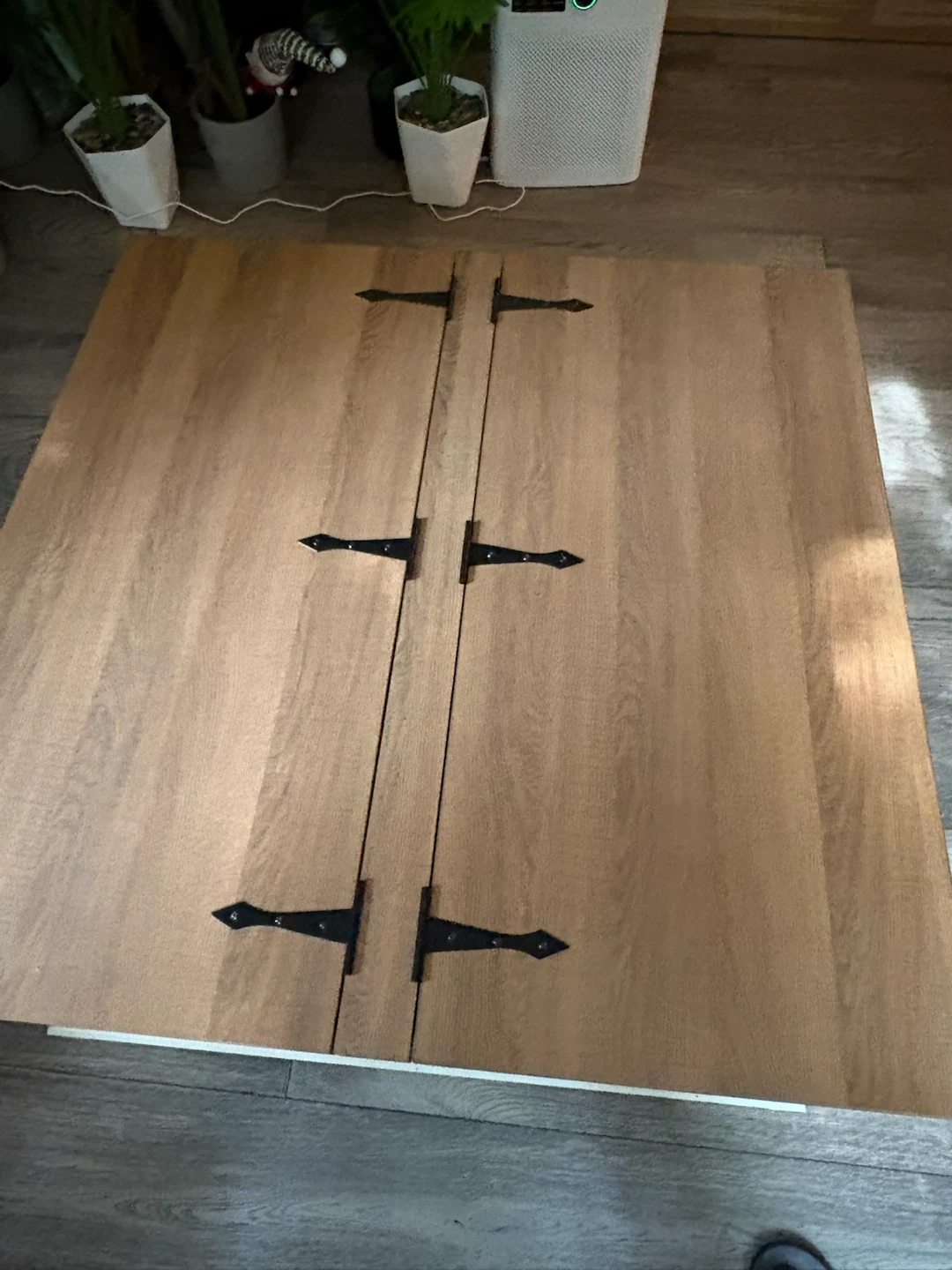 Farmhouse Coffee Table with Storage - photo 5