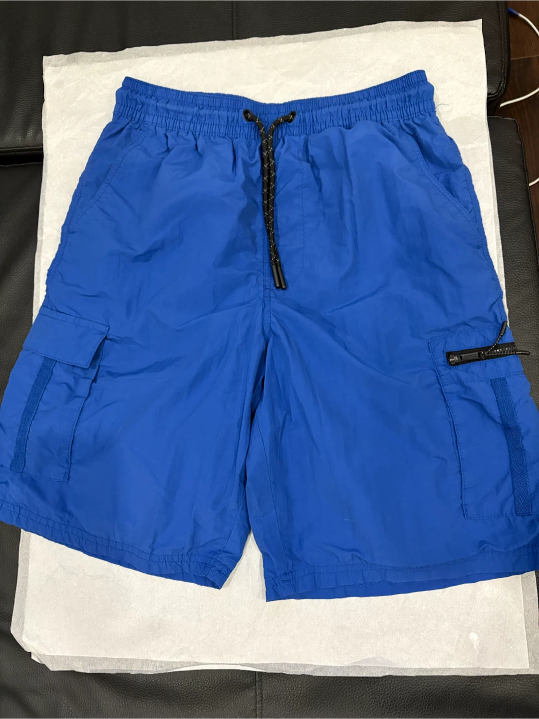 Blue Cargo Shorts