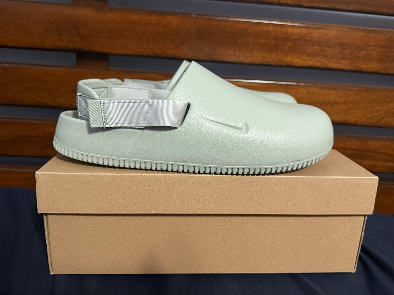 Nike Calm Mule Spruce Fog FD5130-301 Men’s Size 12