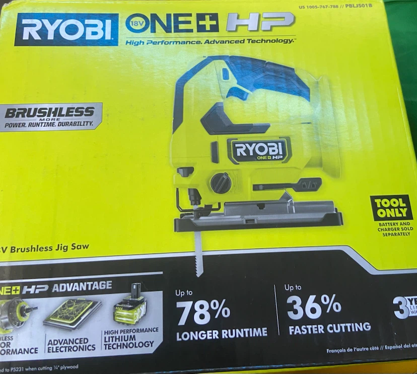 Ryobi 18V ONE+ HP Brushless Cordless Jig Saw (Tool-Only) - photo 3