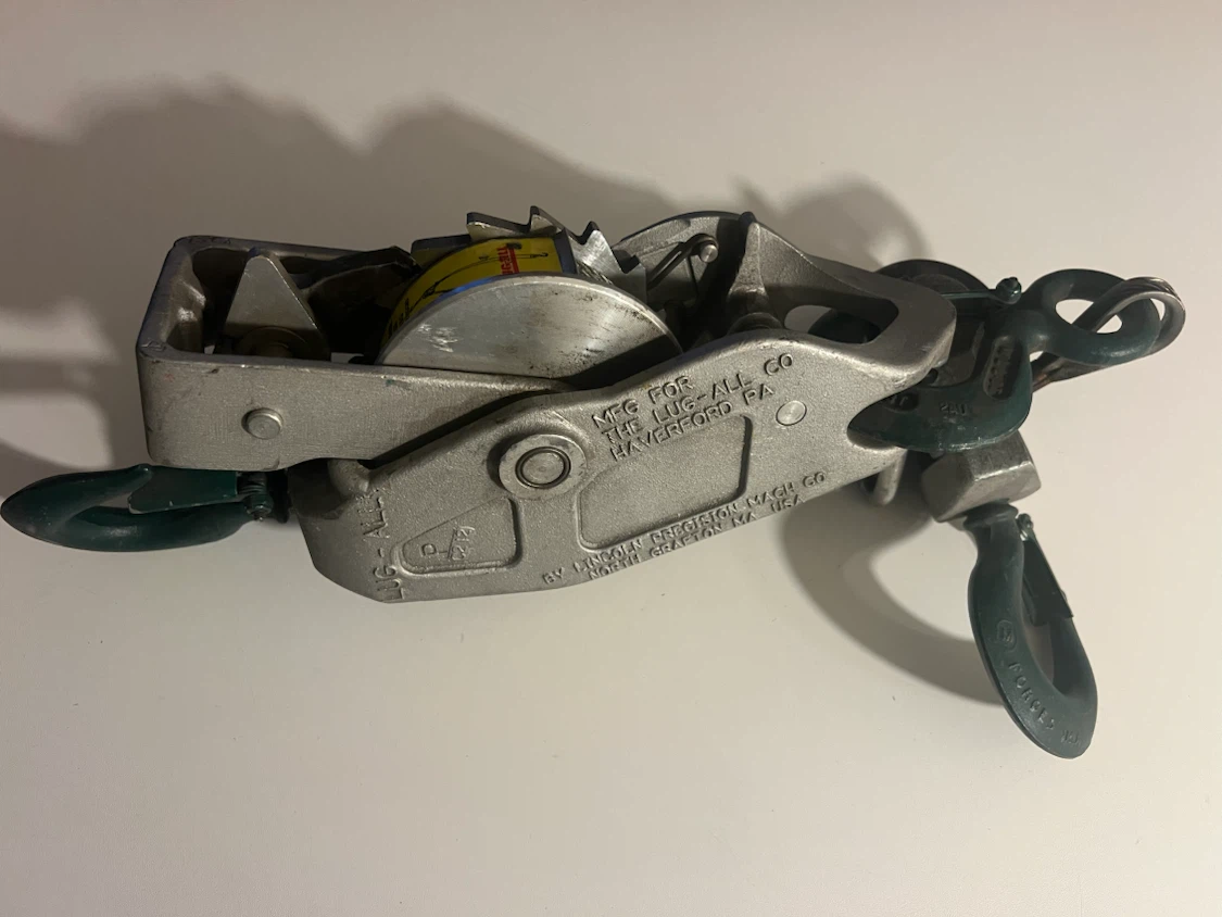 LUG-ALL CO. Hand Hoist / Wire Puller