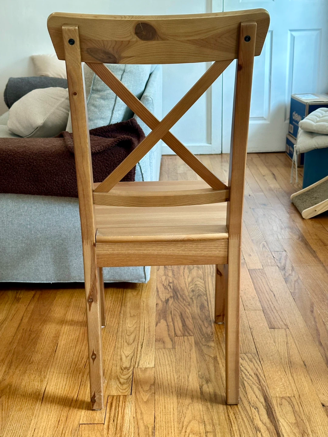 IKEA INGOLF wooden chair - photo 4
