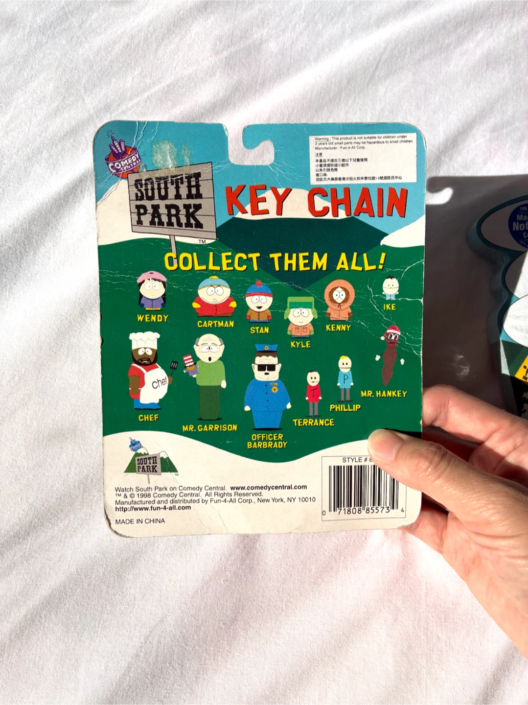 South Park 1998 Vintage New Kenny Key Chain + Magnetic Notepad - photo 3