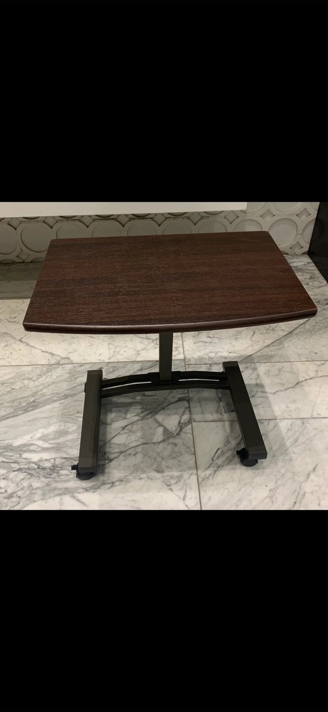 Adjustable Height Rolling Tray /laptop,meals,office - photo 2
