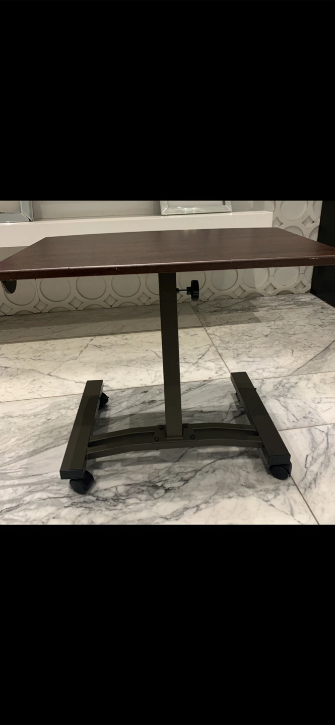 Adjustable Height Rolling Tray /laptop,meals,office - photo 4